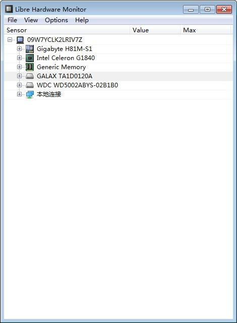 LibreHardwareMonitor,硬件监测.