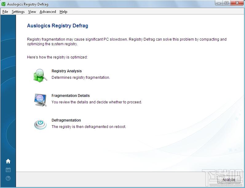 Auslogics Registry Defrag,Registry Defrag,注册表整理