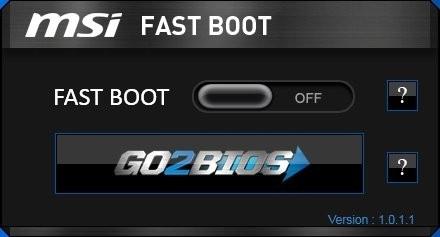 MSIFastBoot,系统优化.